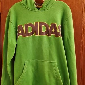 Adidas green hoodie